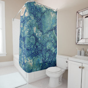 Blue Teal Green Marble Texture