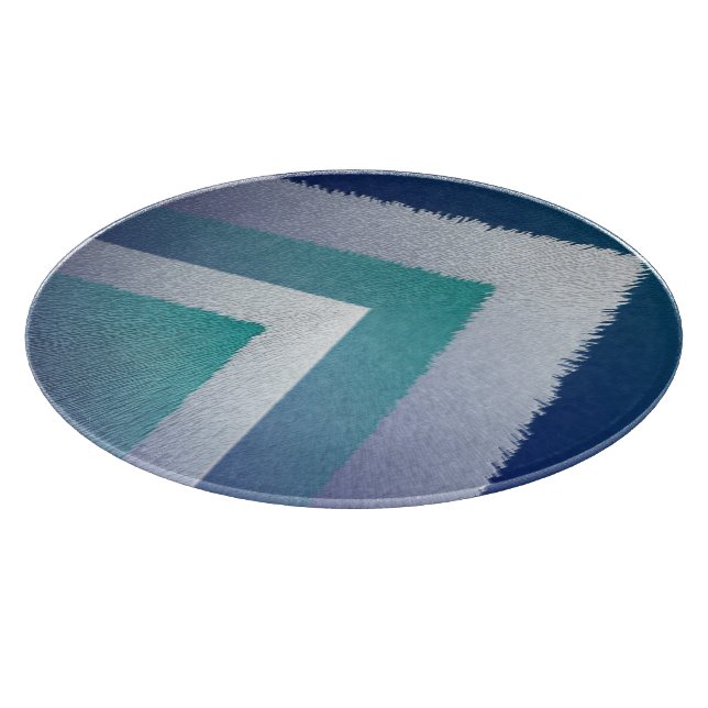 blue teal grey ex pastel cutting board (Corner)