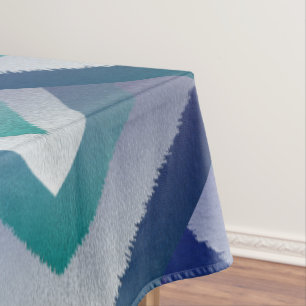 blue teal grey ex pastel tablecloth