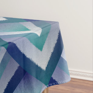 blue teal grey ex pastel tablecloth