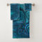 Blue & Teal Octopus Tentacles Spiral Pattern