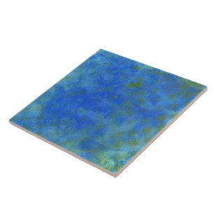 Blue teal rusty gradient tile