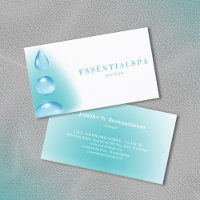 Blue Teal Spiritual Water drops reiki yoga zen
