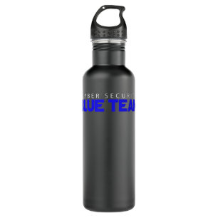 Blue Team Cyber Security Hacking Hacker 710 Ml Water Bottle