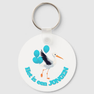 Blue Team - Gender Reveal Design Keychain