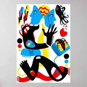 blue television Poster