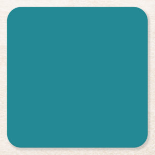BLUE Template DIY change colour ADD TEXT IMAGE Square Paper Coaster