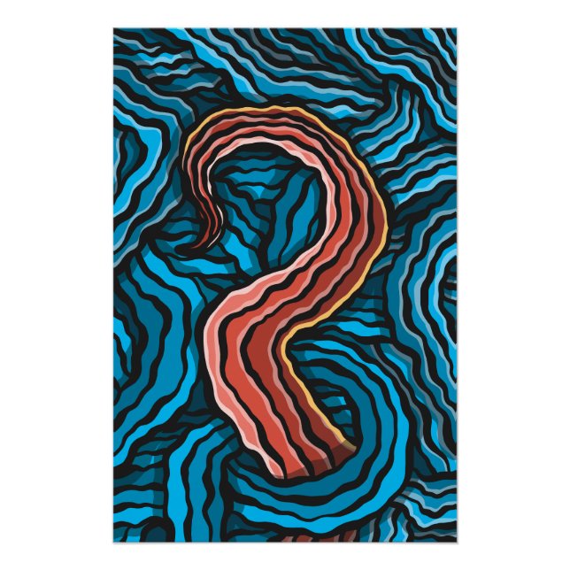 Blue Tentacle Poster (Front)