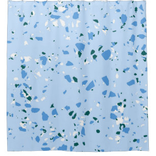 Blue Terrazzo Pattern