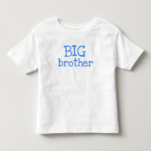 Blue Text Big Brother Toddler T-shirt