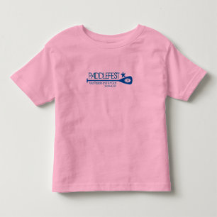 Blue Text ringer T Toddler T-shirt