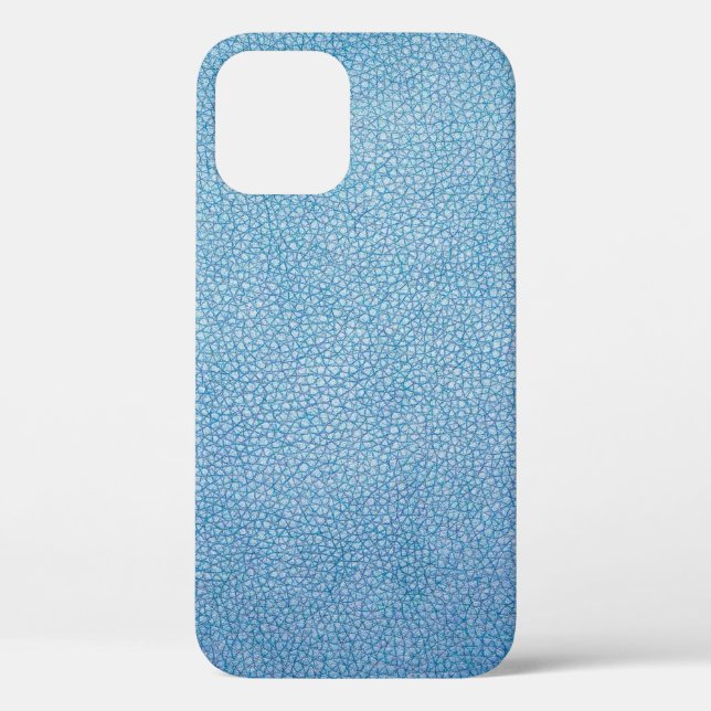 Blue textile Case-Mate iPhone case (Back)