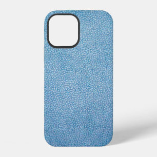 Blue textile iPhone 12 case