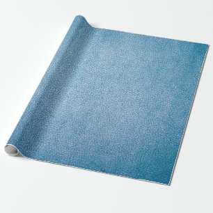 Blue textile wrapping paper