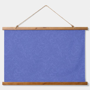 Blue textured pattern with swirling cloud hanging tapestry