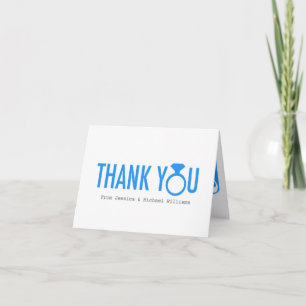 Blue Thank You Cards