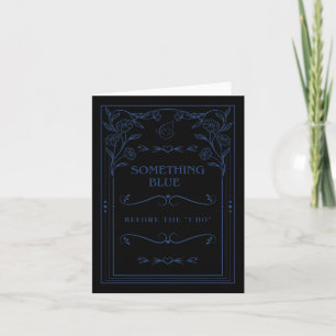 Blue Theme Bach Hen Party Matching Bride Wedding S Card