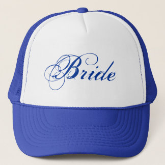 Blue theme simple Bride hat