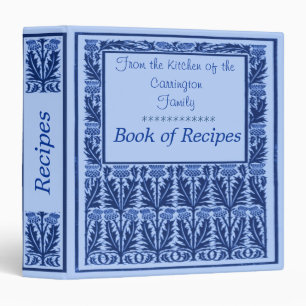 Blue Thistle Recipe Binder