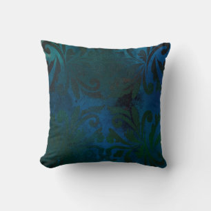 blue throw pillow