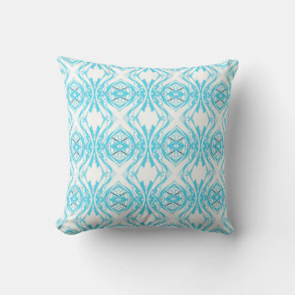 blue throw pillow