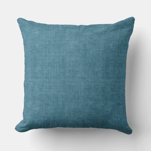 Blue Throw Pillow (Front)