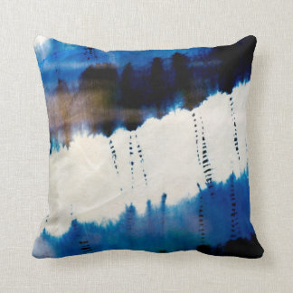 Blue Throw Pillow