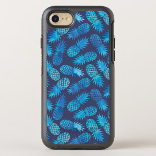 Blue Tie Dye Pineapples OtterBox Symmetry iPhone 8/7 Case