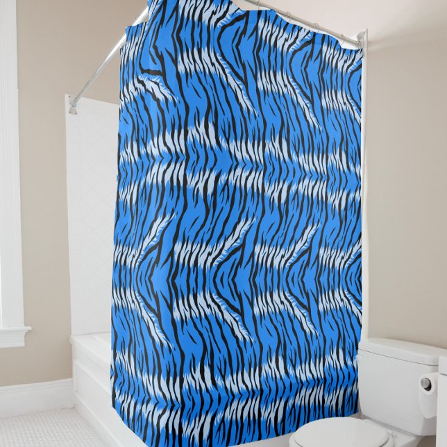 Blue Tiger Animal Skin Pattern Design  (Creator Uploaded)