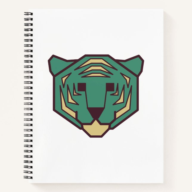 Blue Tiger Head Notebook (Front)