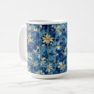 Blue Tile Coffee Mug