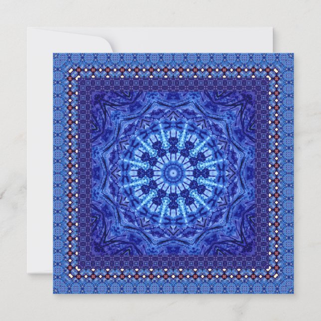 Blue Tile Radiance Invitation (Front)