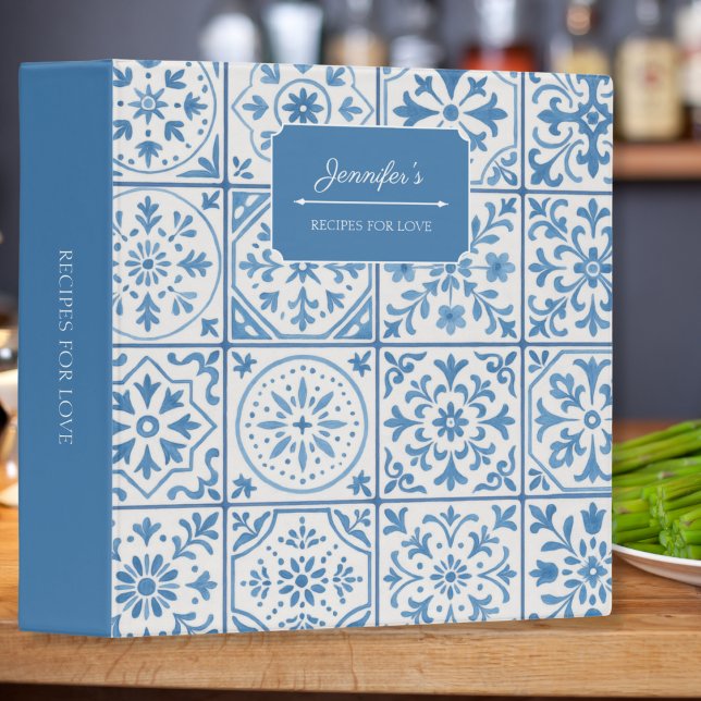 Blue Tile Recipe Binder (Creator Uploaded)