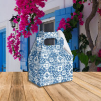 Blue Tile Santorini Greek/ Spanish Baby shower