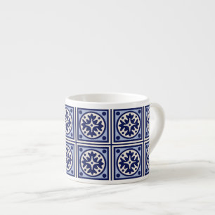 Blue tiles espresso cup