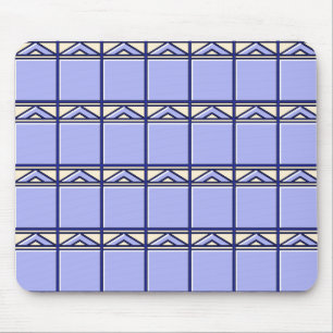 Blue Tiles Mouse Pad