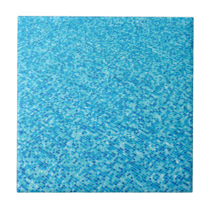 Blue tiles pattern