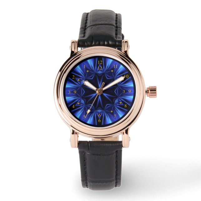  Blue Time Warp V1 ~ Time Machine ~ Watch (Front)