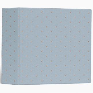 Blue Tiny Butterflies 3-ring Binder