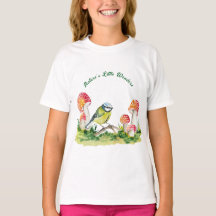 Blue Tit and Fly Agaric in a Forest Clearing