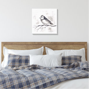 Blue tit canvas print