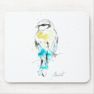 Blue Tit Mouse Pad