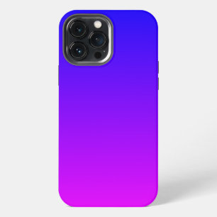 Blue to Magenta Bright Ombre iPhone 13 Pro Max Case