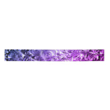 Blue to Purple Gradient Satin Ribbon