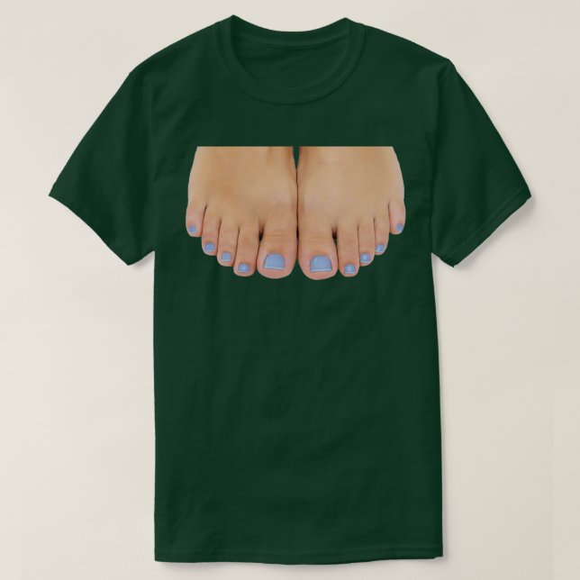 Blue toenails T-Shirt (Design Front)