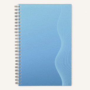 Blue Tone Notebook with Accents