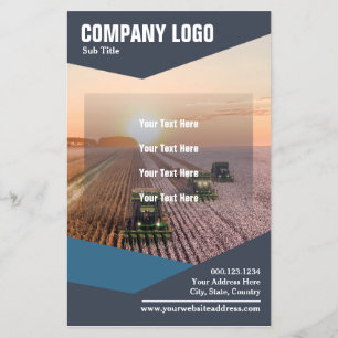 Blue tones Customizable 5.5"x8.5" Flyer