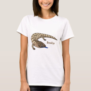 Blue tongue lizard reptile cartoon  T-Shirt
