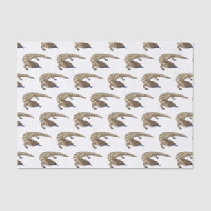 Blue tongue lizard reptile cartoon tissue paper