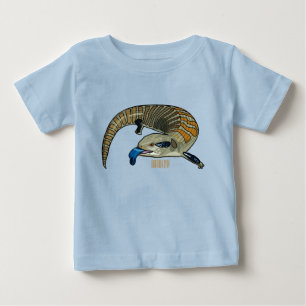Blue-tongued skink cartoon illustration baby T-Shirt